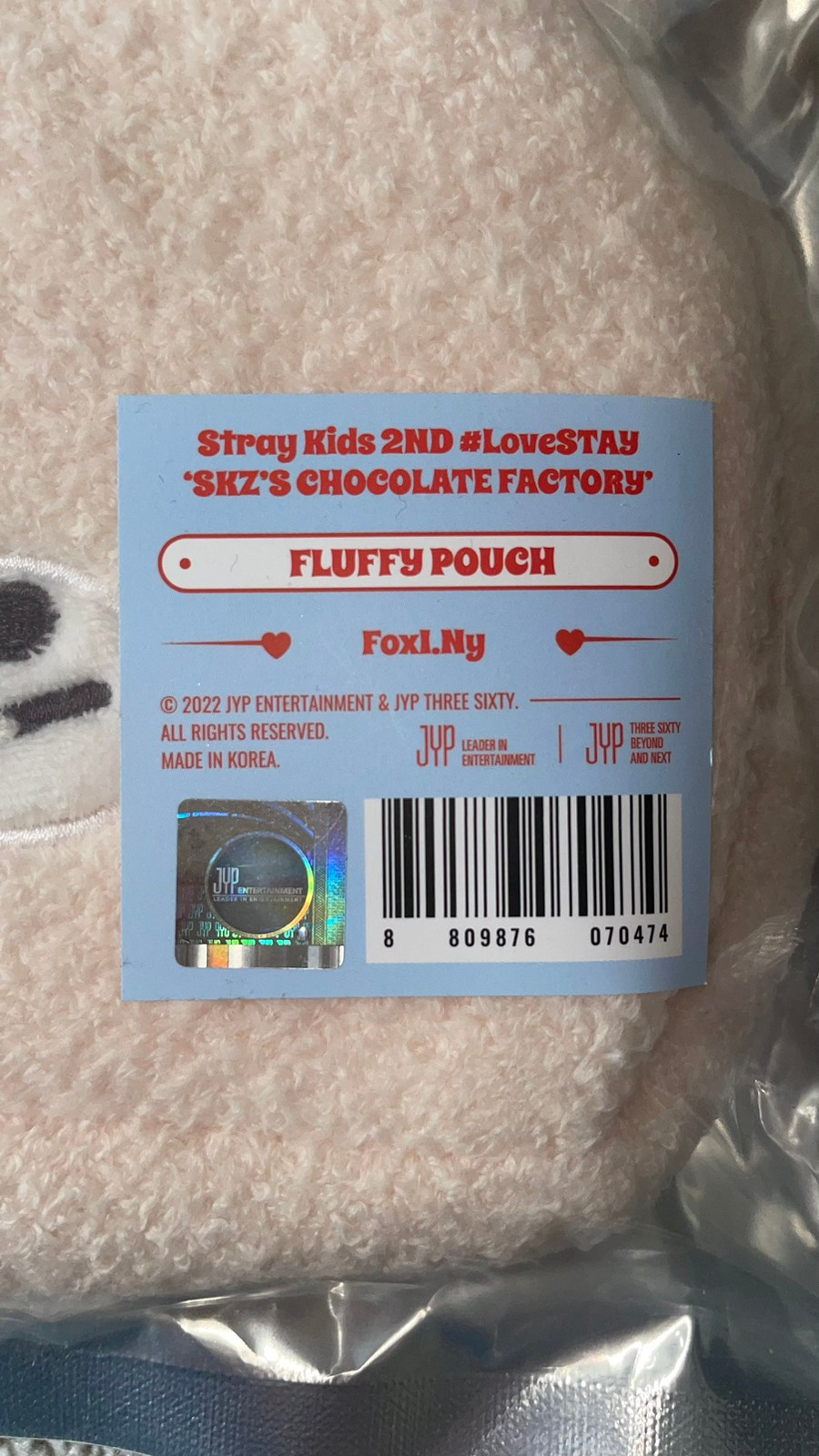 Stray 2024 kids 2nd chocolate factory foxi.ny I.N. fluffy pouch