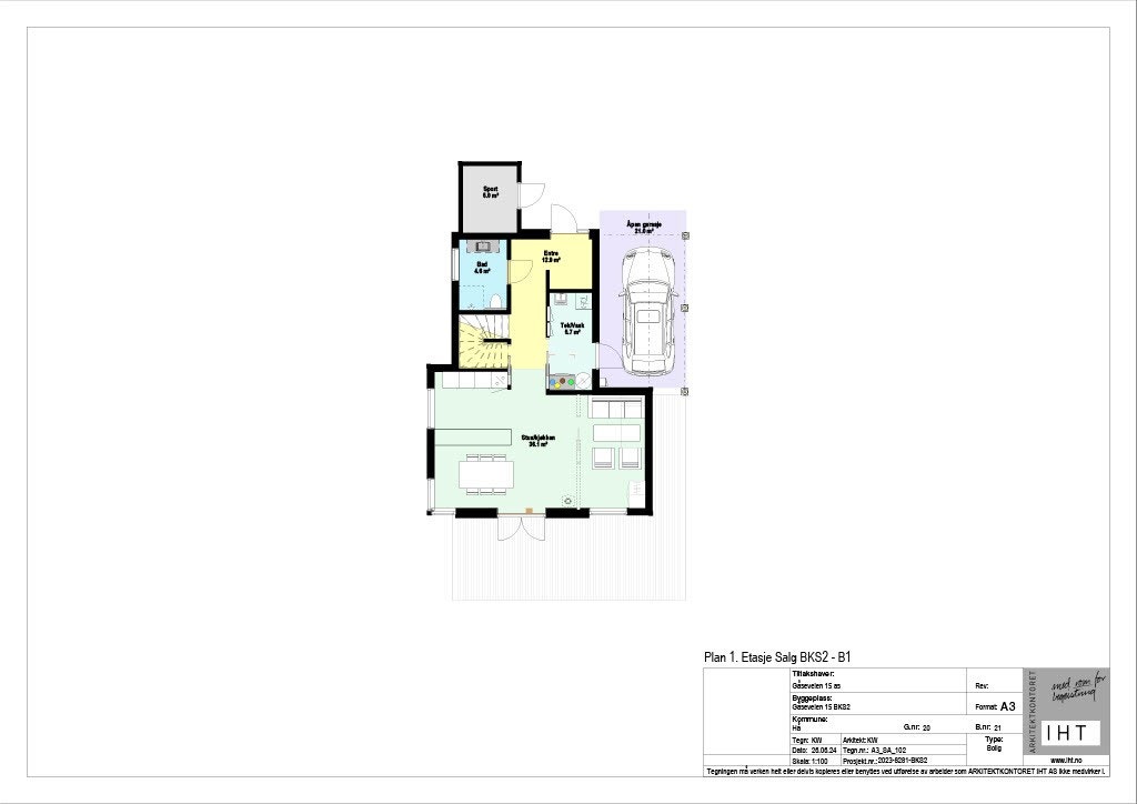 Plantegning Bolig 1 Galleribilde