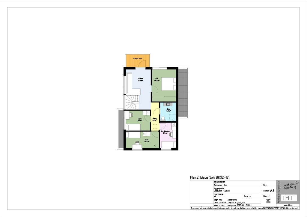 Plantegning Bolig 1 Galleribilde
