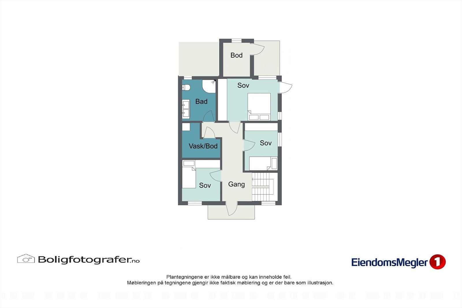 Plantegning 1. etasje Galleribilde