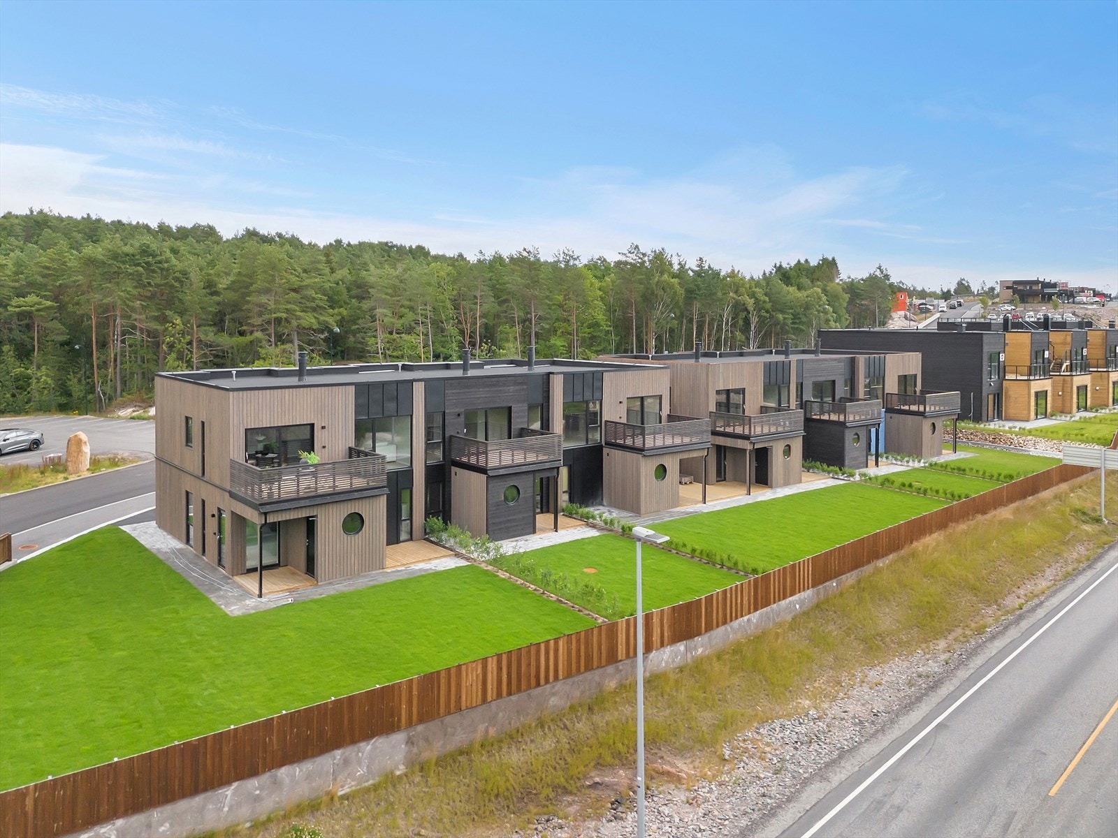 Boligene ligger i nytt barnevennlig område Galleribilde