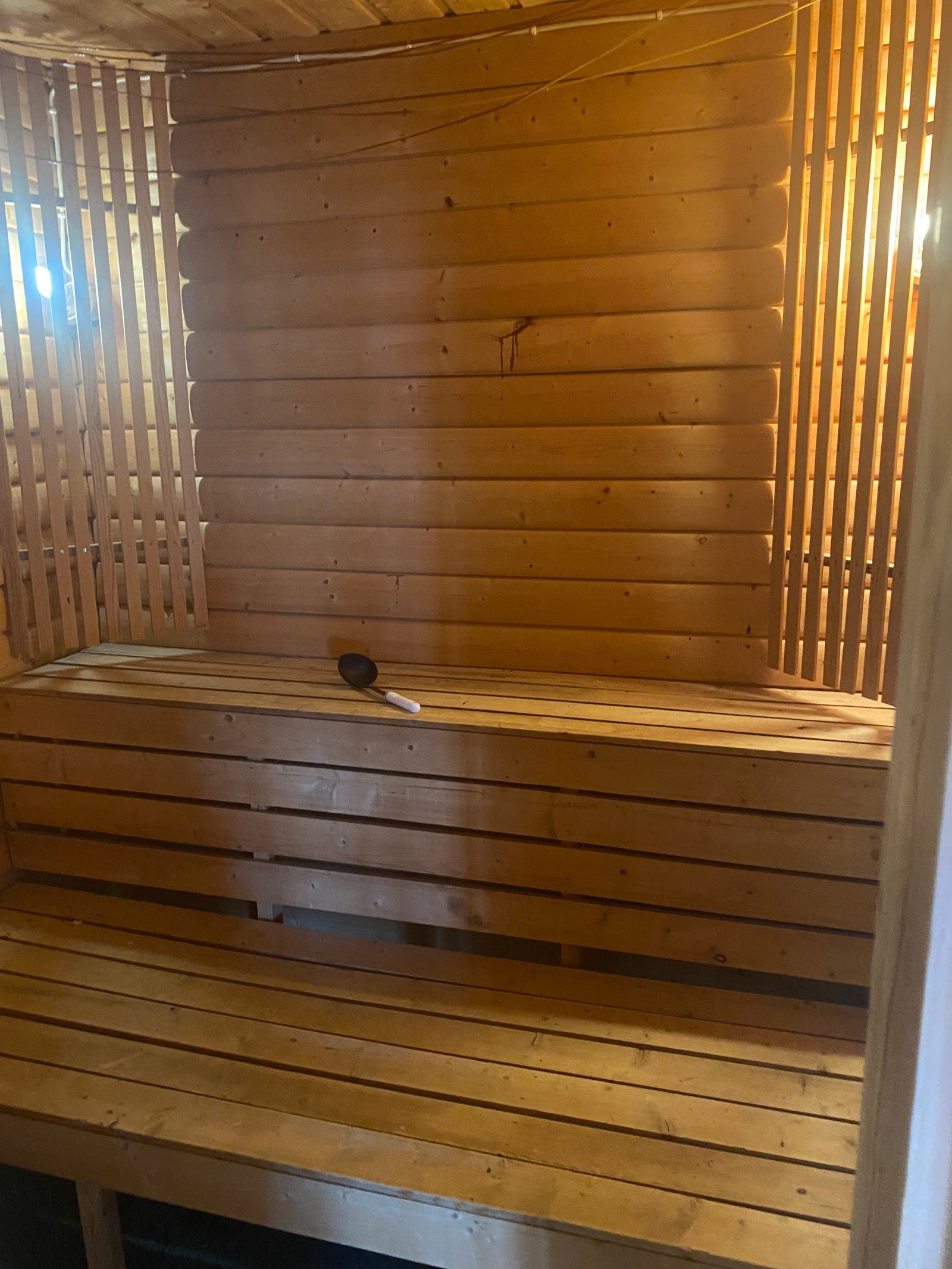Sauna tilknyttet bad/ wc rom i hytte Galleribilde