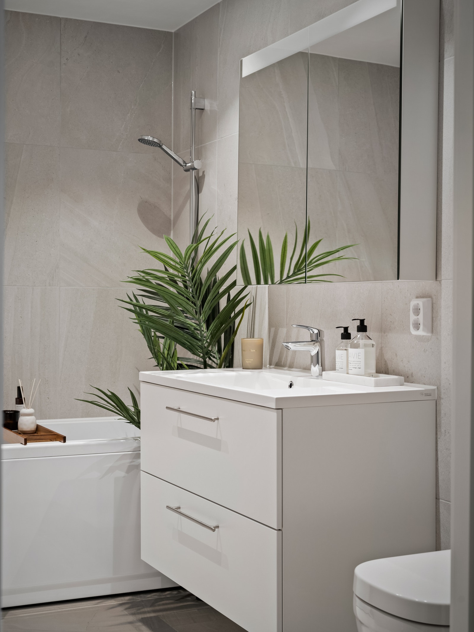 Bilde fra leilighet - bad Galleribilde