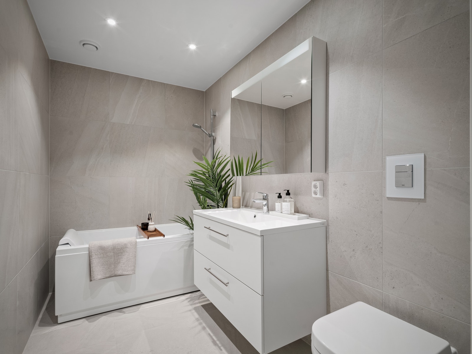 Bilde fra leilighet - bad Galleribilde