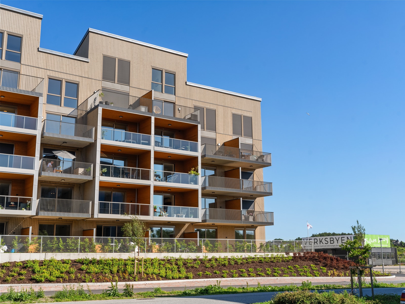 Takstenveien 7 er det første av 5 bygg i realsameiet Verket Atrium Galleribilde