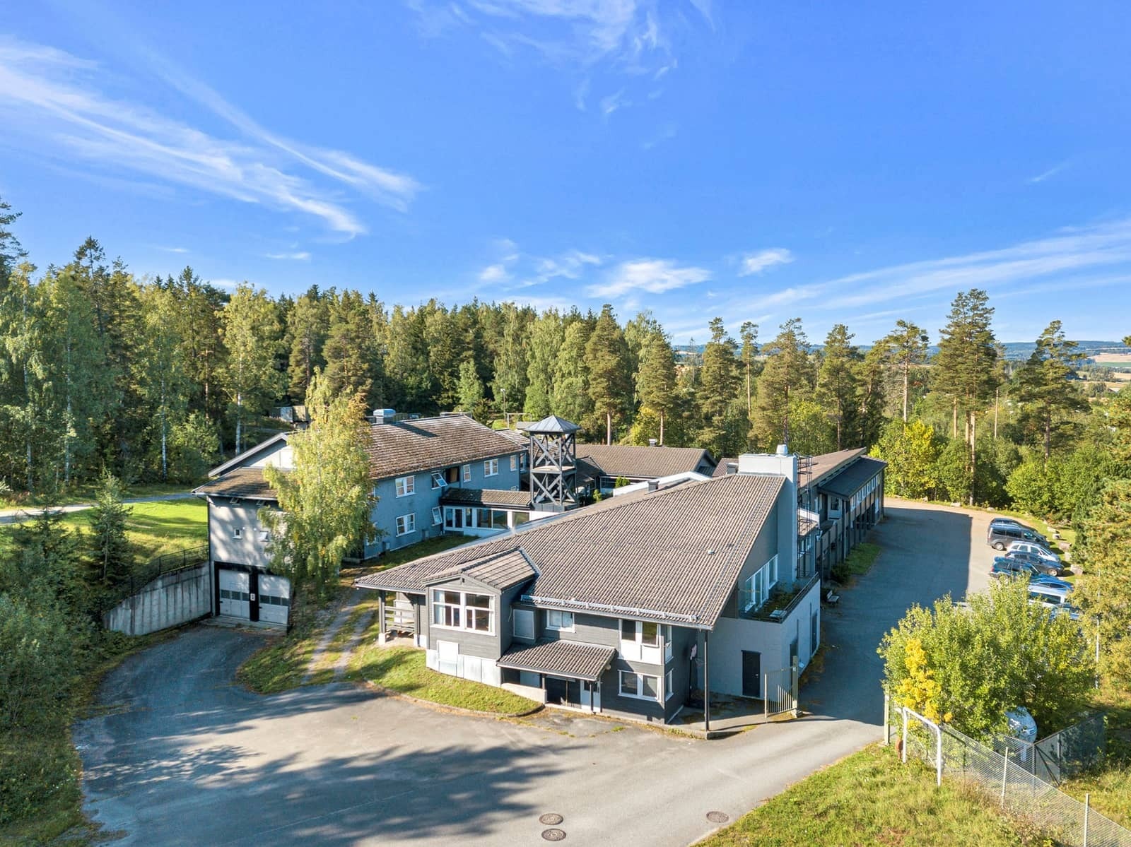 Oversiktsbilde bygningsmasse Galleribilde