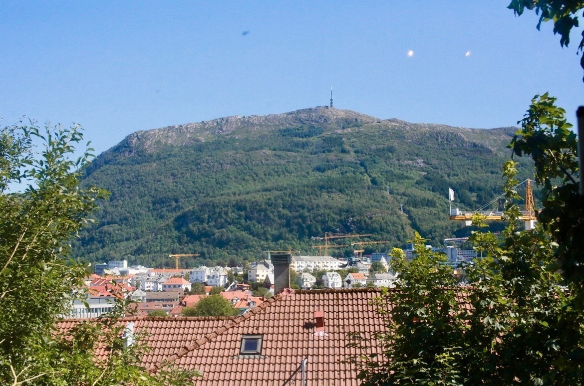 Utsikt mot Ulrikken fra stue og kjøkken Galleribilde