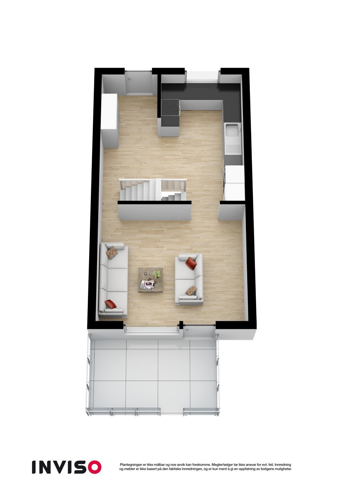 Situasjonsplan 1 etg Galleribilde