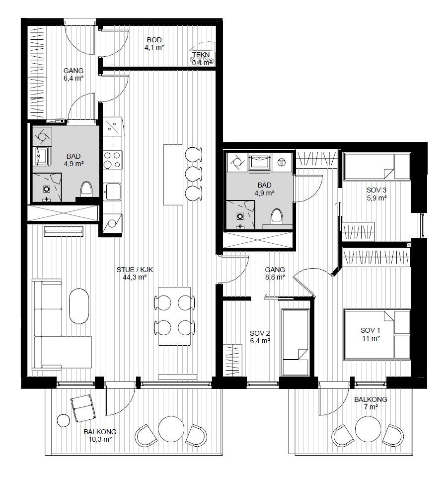 Planløsning. Galleribilde