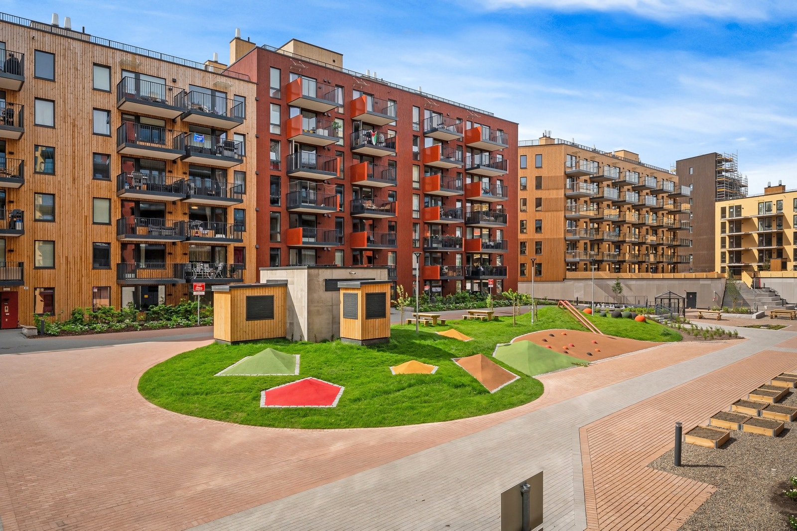 Lørenskog Hagebys nærområde byr på en rekke aktivitetstilbud – noe som gjør området til et attraktivt sted å bosette seg. Galleribilde