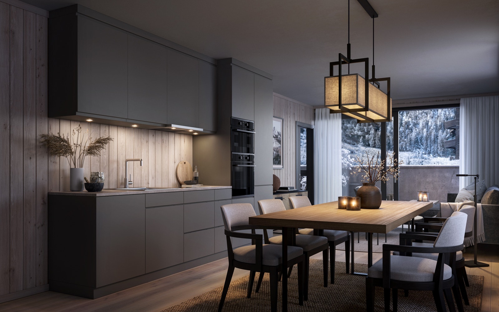 Mørkt konsept. Illustrasjon: Avvik kan forekomme Galleribilde