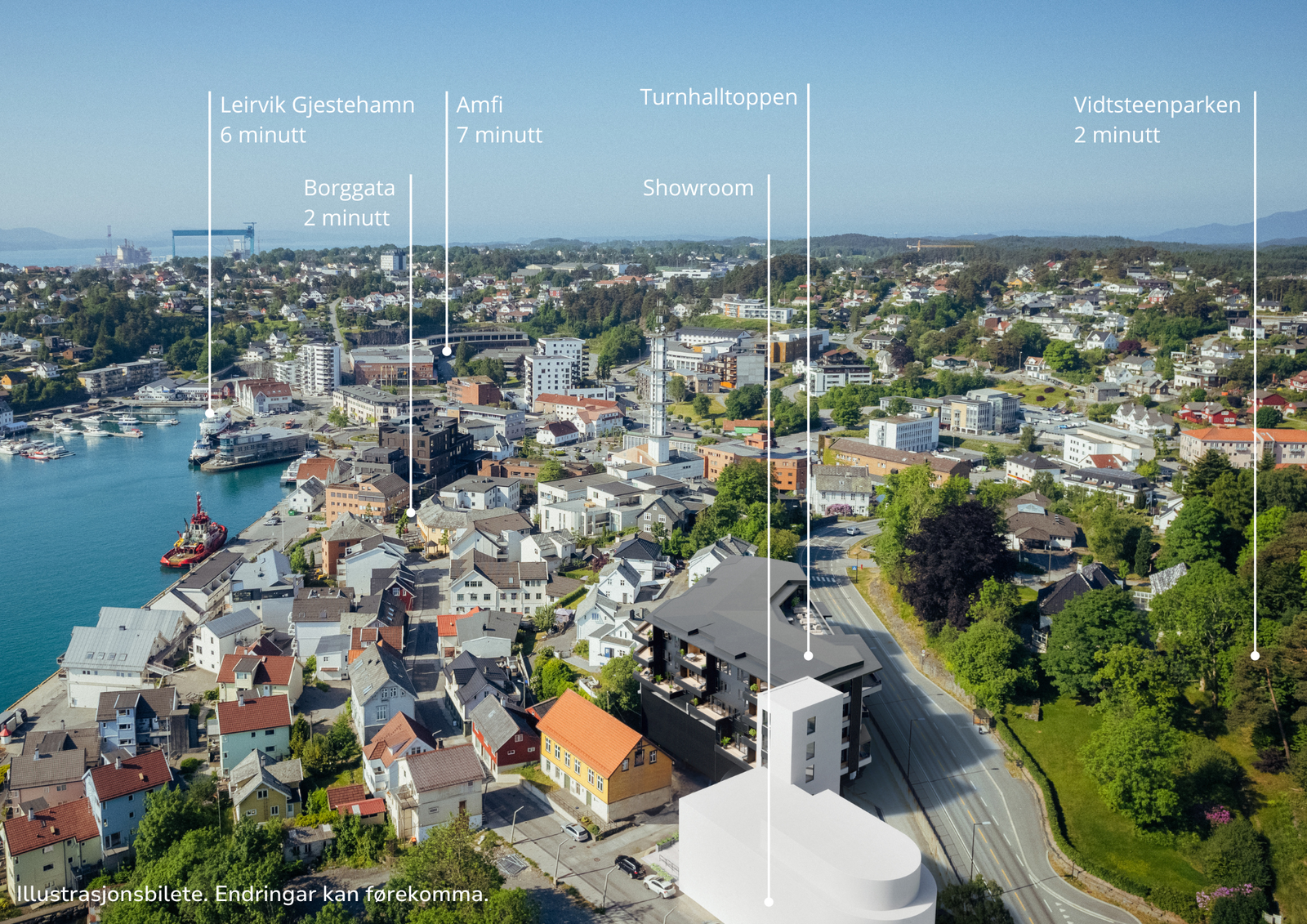 Velkommen til Turnhalltoppen - 25 nye og moderne leilegheiter er klare for eigarane sine. Galleribilde
