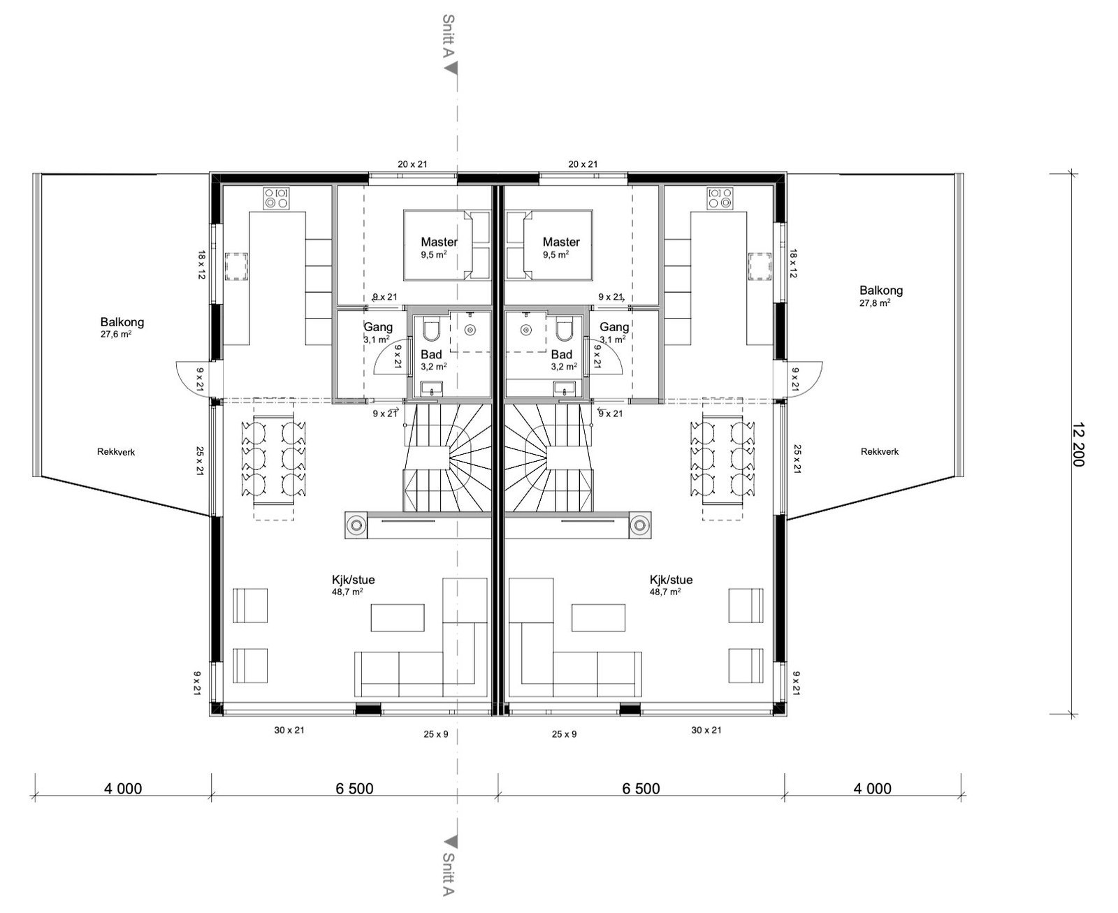 Planløsning grunnplan - 1.etasje Galleribilde
