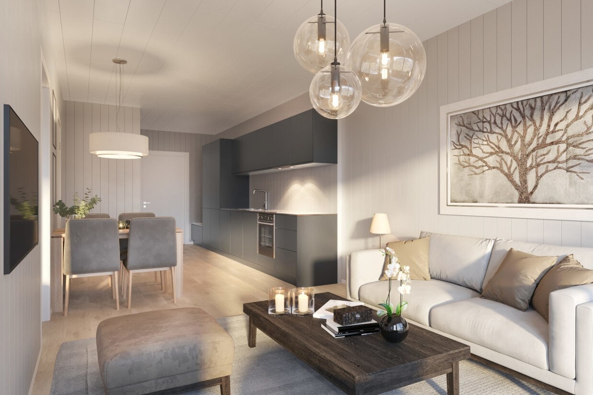 Boliger som er nøye utformet for å maksimere plassen. Galleribilde