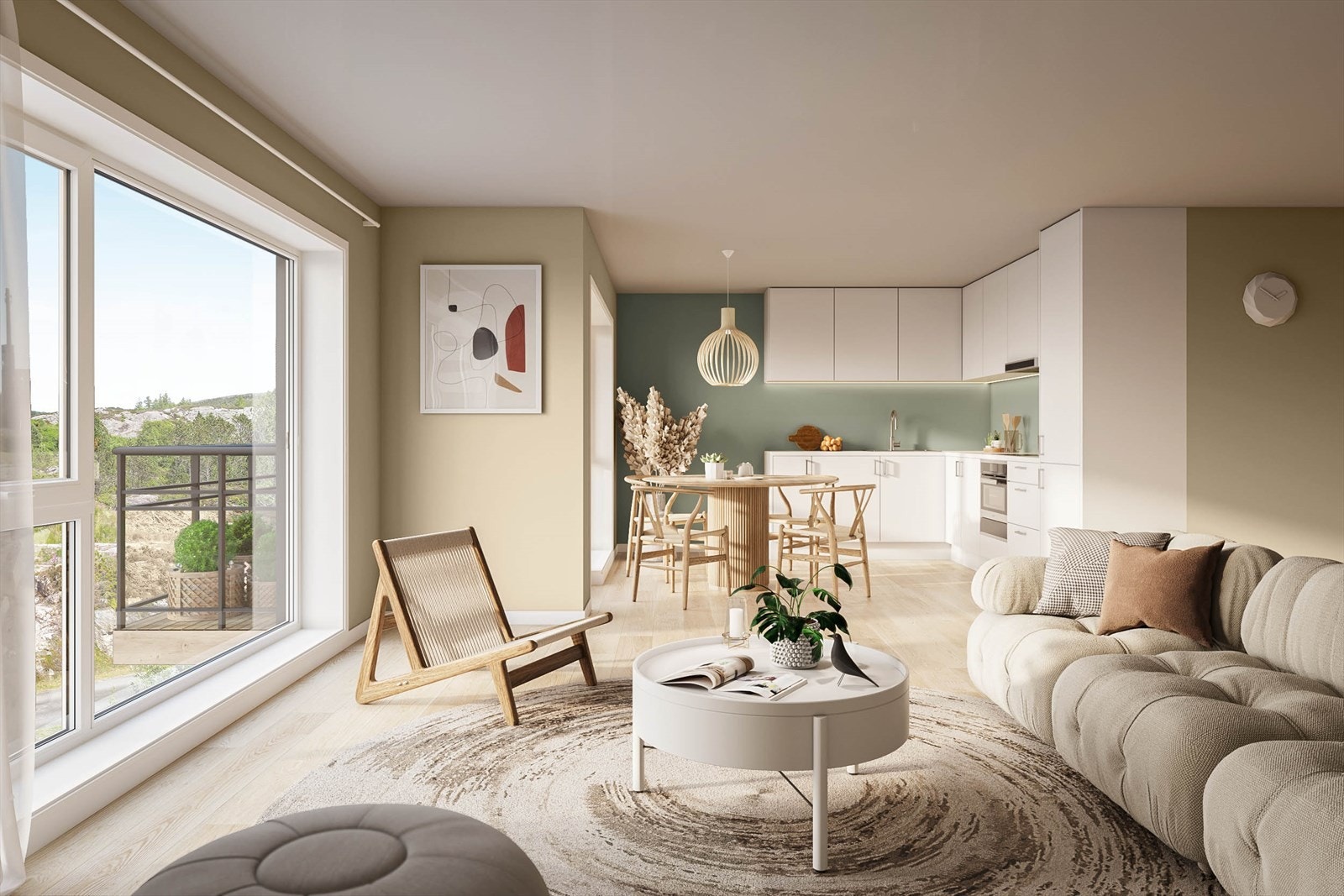 Moderne boliger med gjennomgående gode kvaliteter. Galleribilde