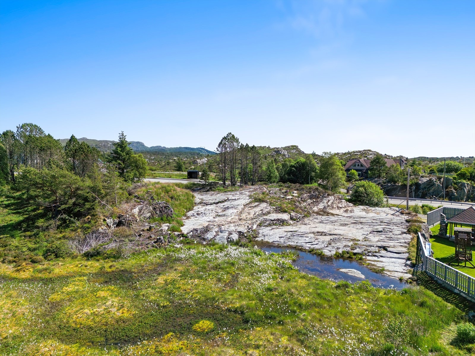 utsikt - eksisterende terreng Galleribilde