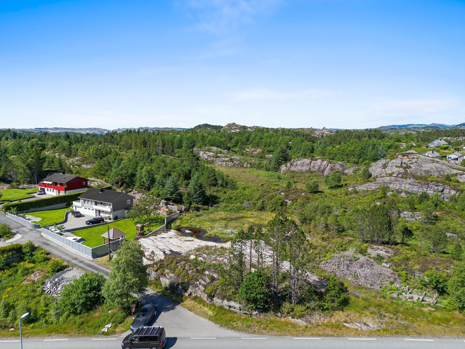 oversiktsbilde før oppstart grunnarbeid Galleribilde
