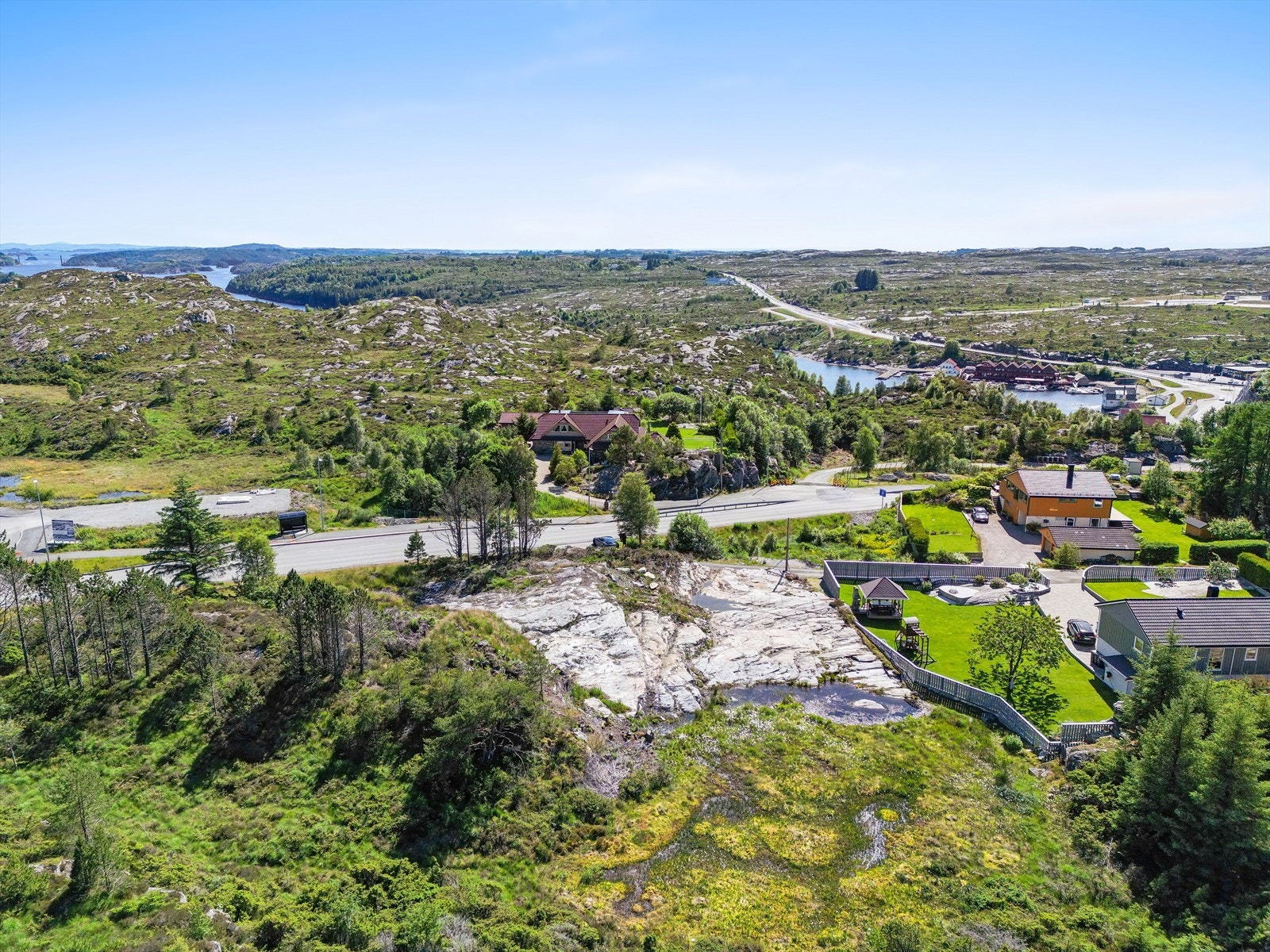 drone mot vest Galleribilde