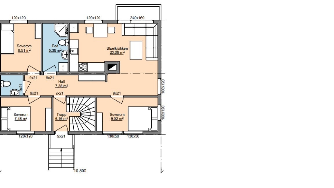 Plantegning Galleribilde