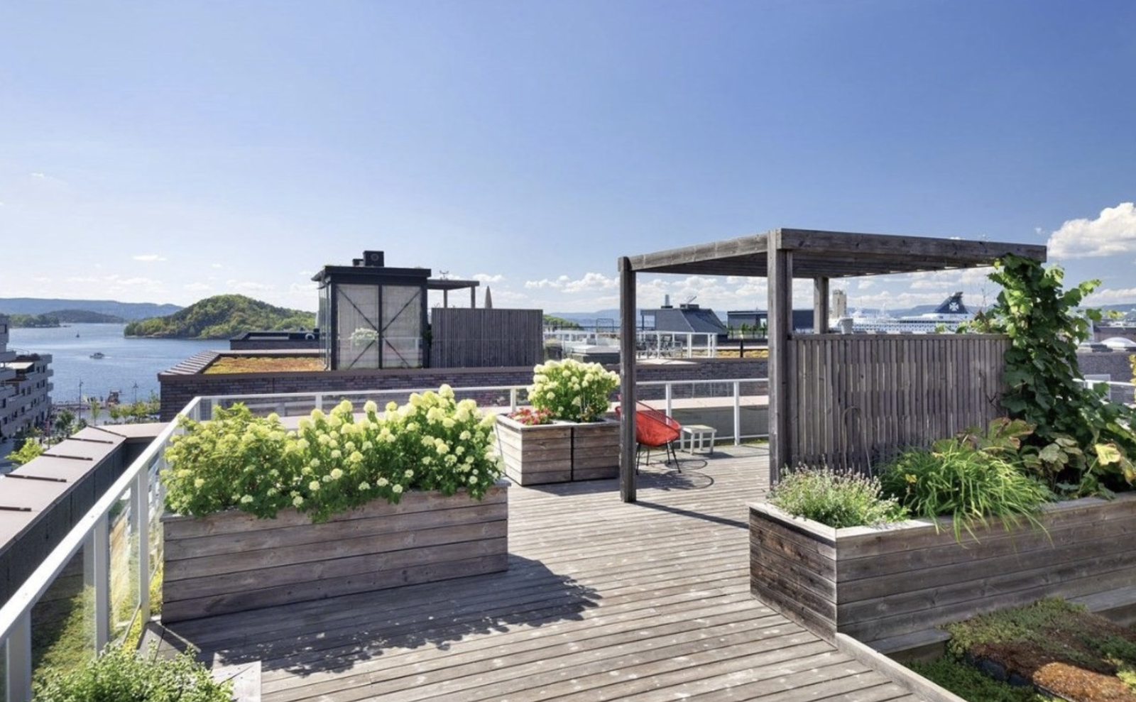 Felles takterrasse Galleribilde