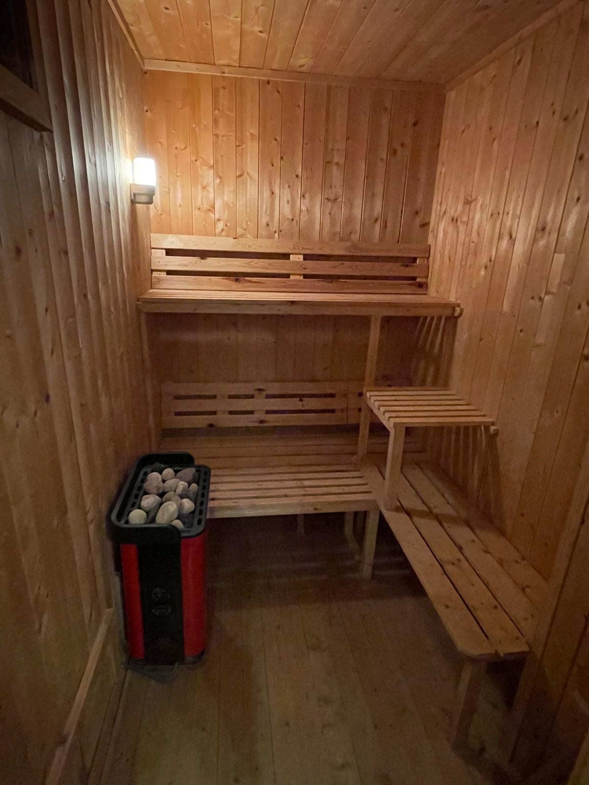 Home sauna with 3 levels Galleribilde