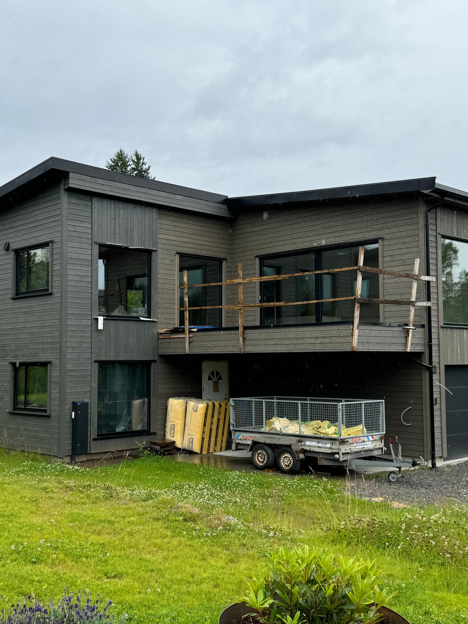 Hus 23 under oppføring Galleribilde