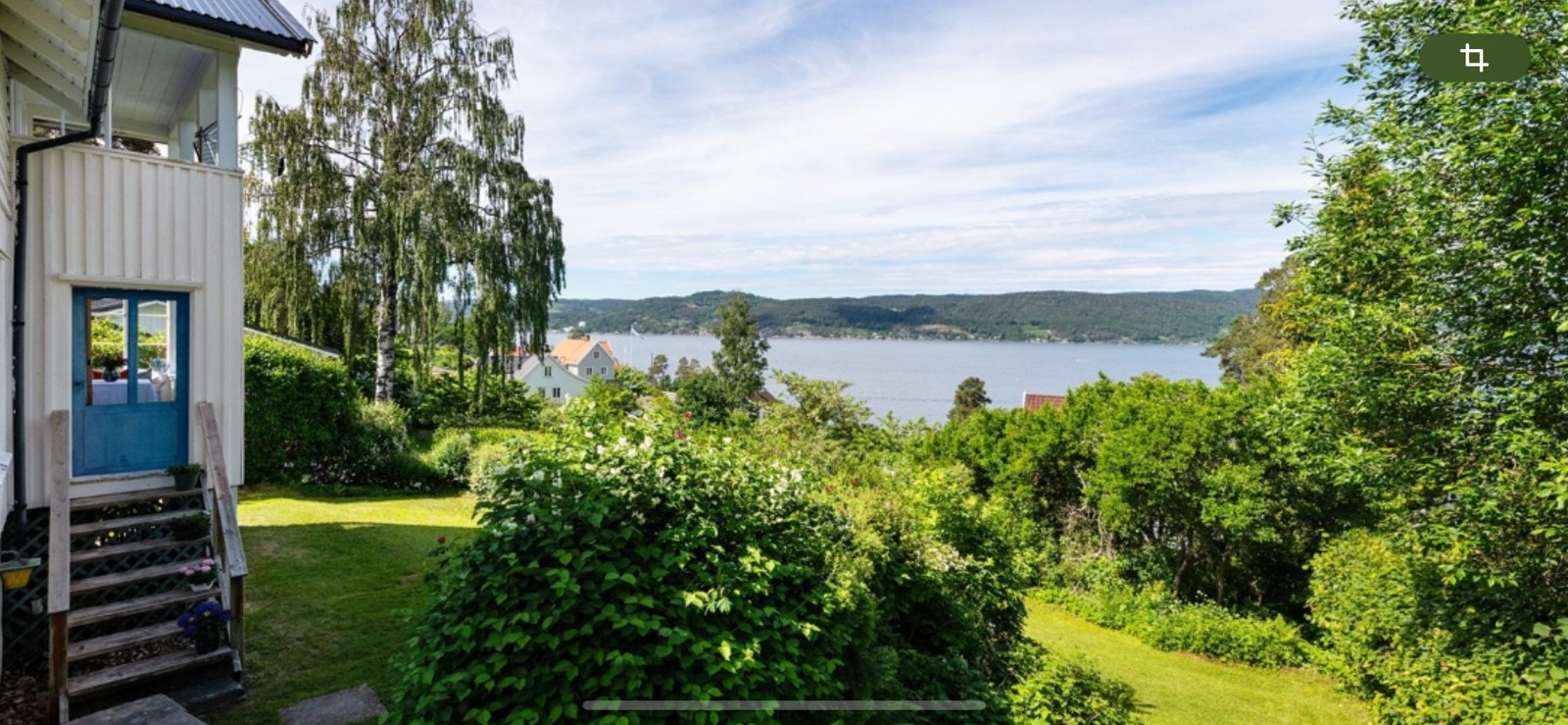 Fine uteområder med flott utsikt Galleribilde