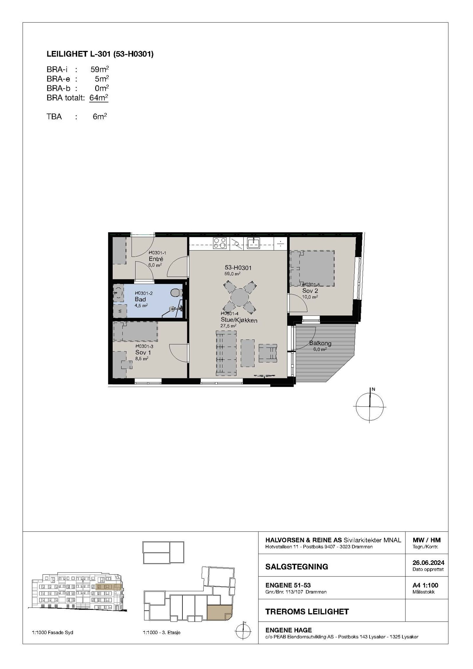 Plantegning. Galleribilde