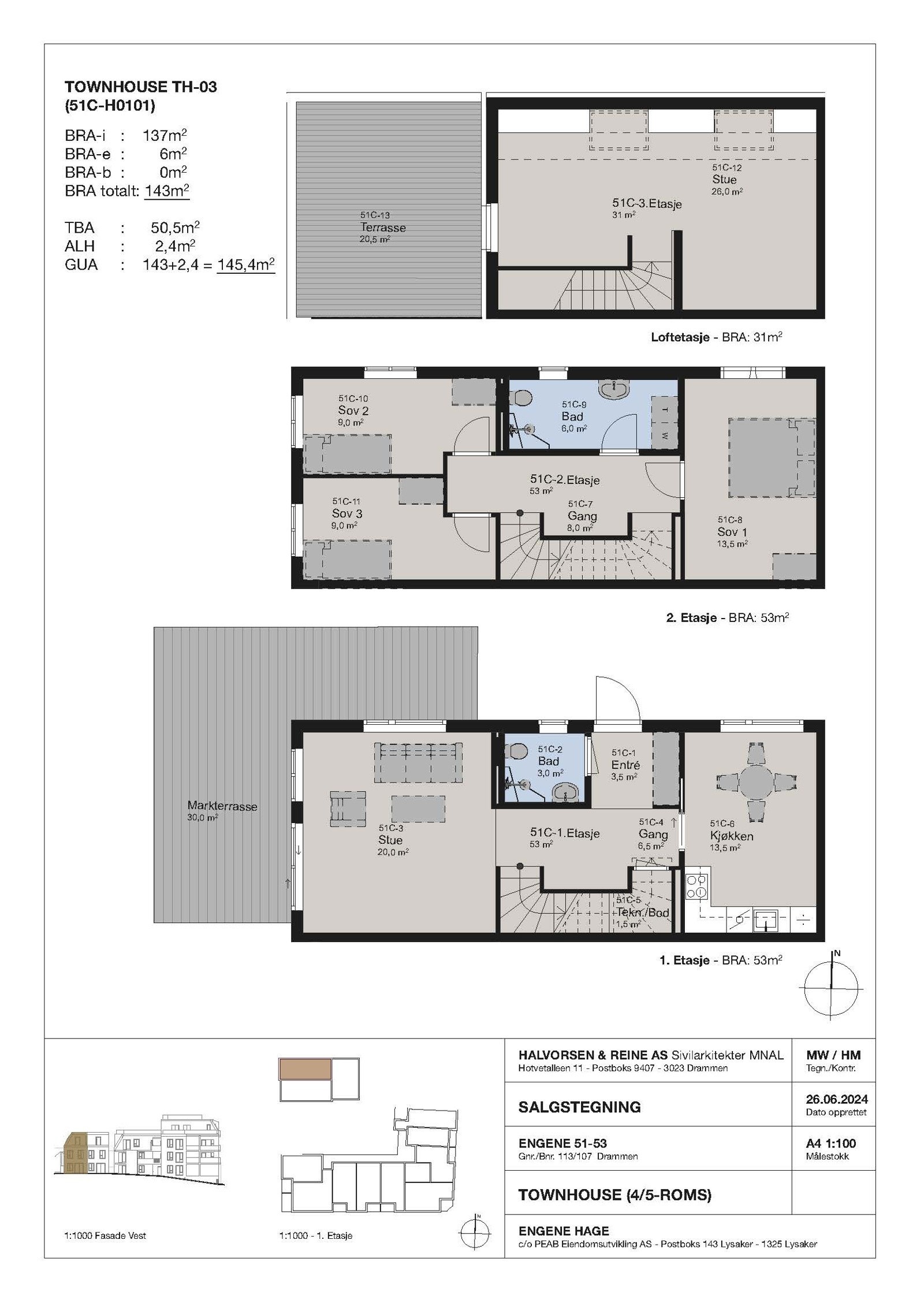 Plantegning. Galleribilde