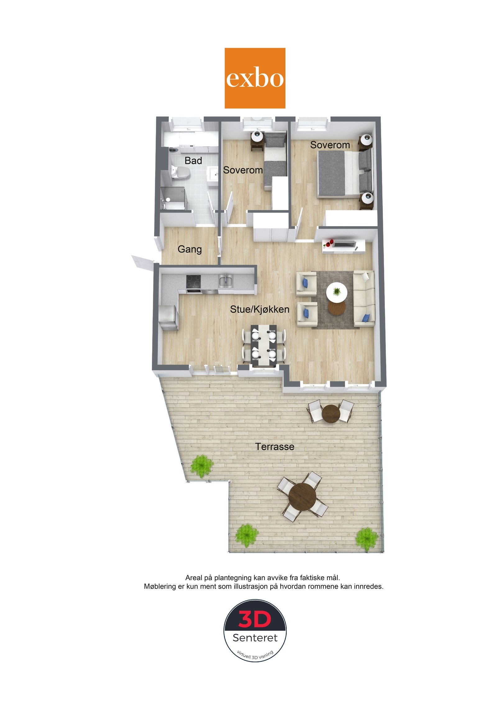 Leilighet 101 (1.etg til høyre fra front) Galleribilde