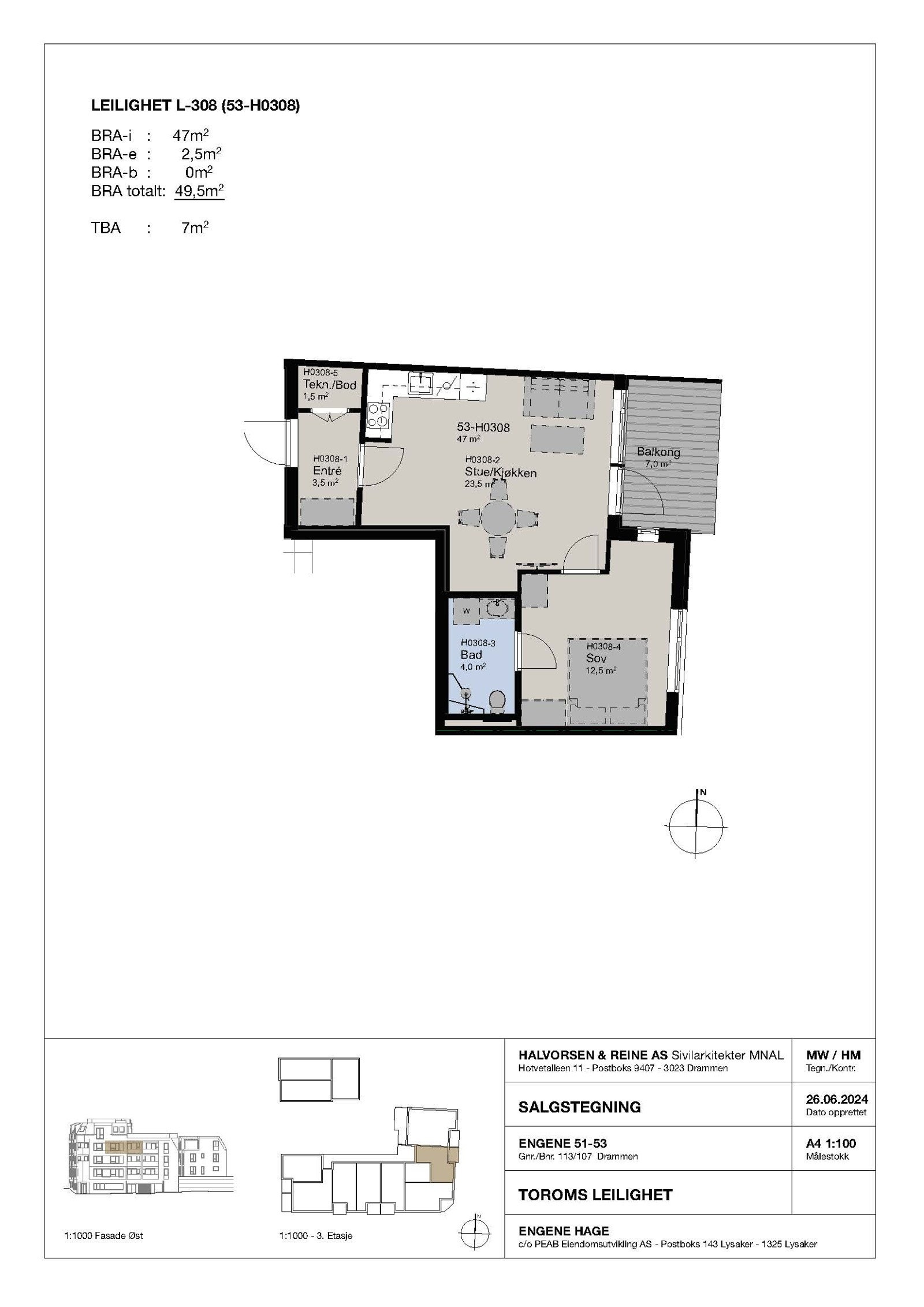 Plantegning. Galleribilde