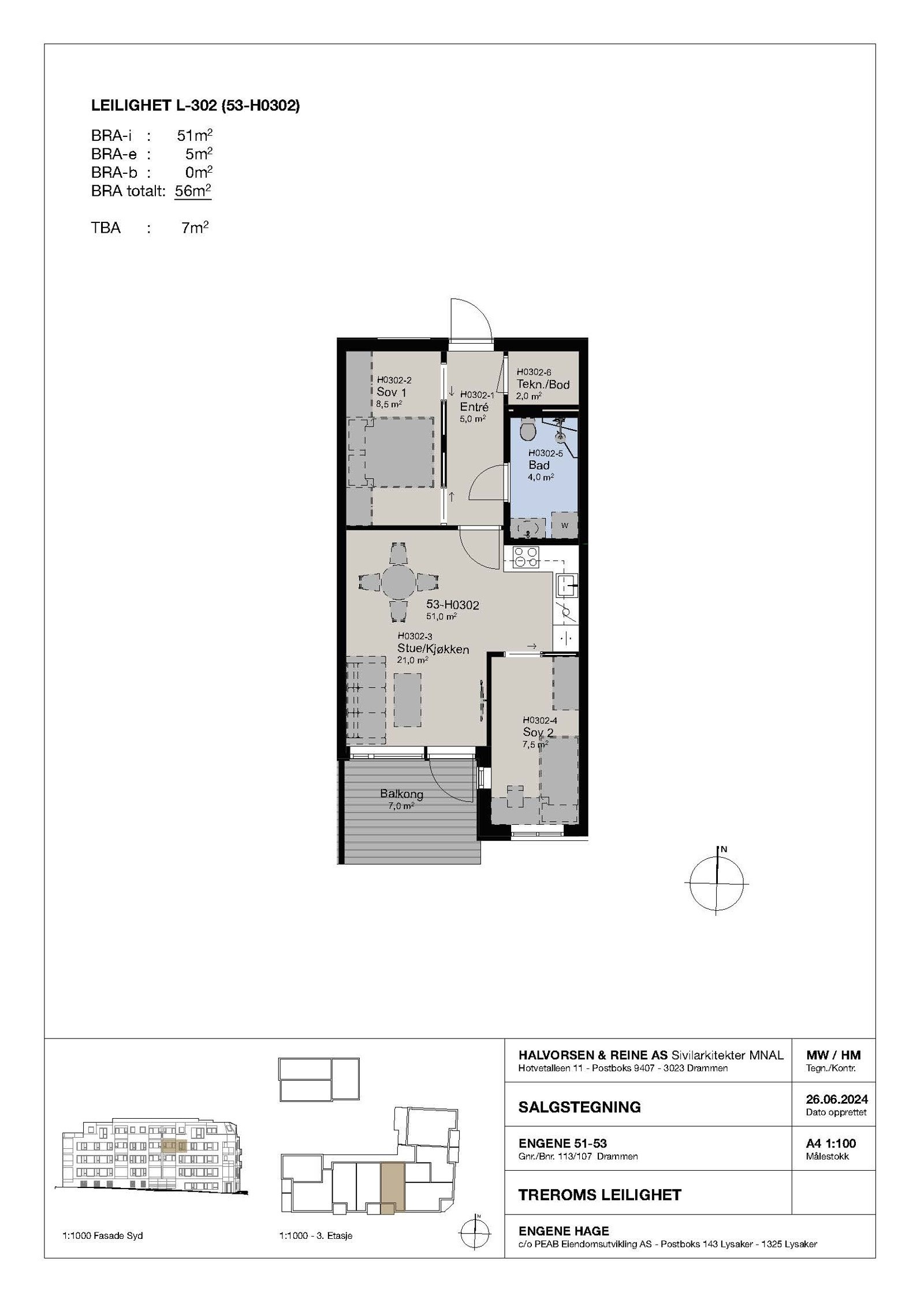 Plantegning. Galleribilde