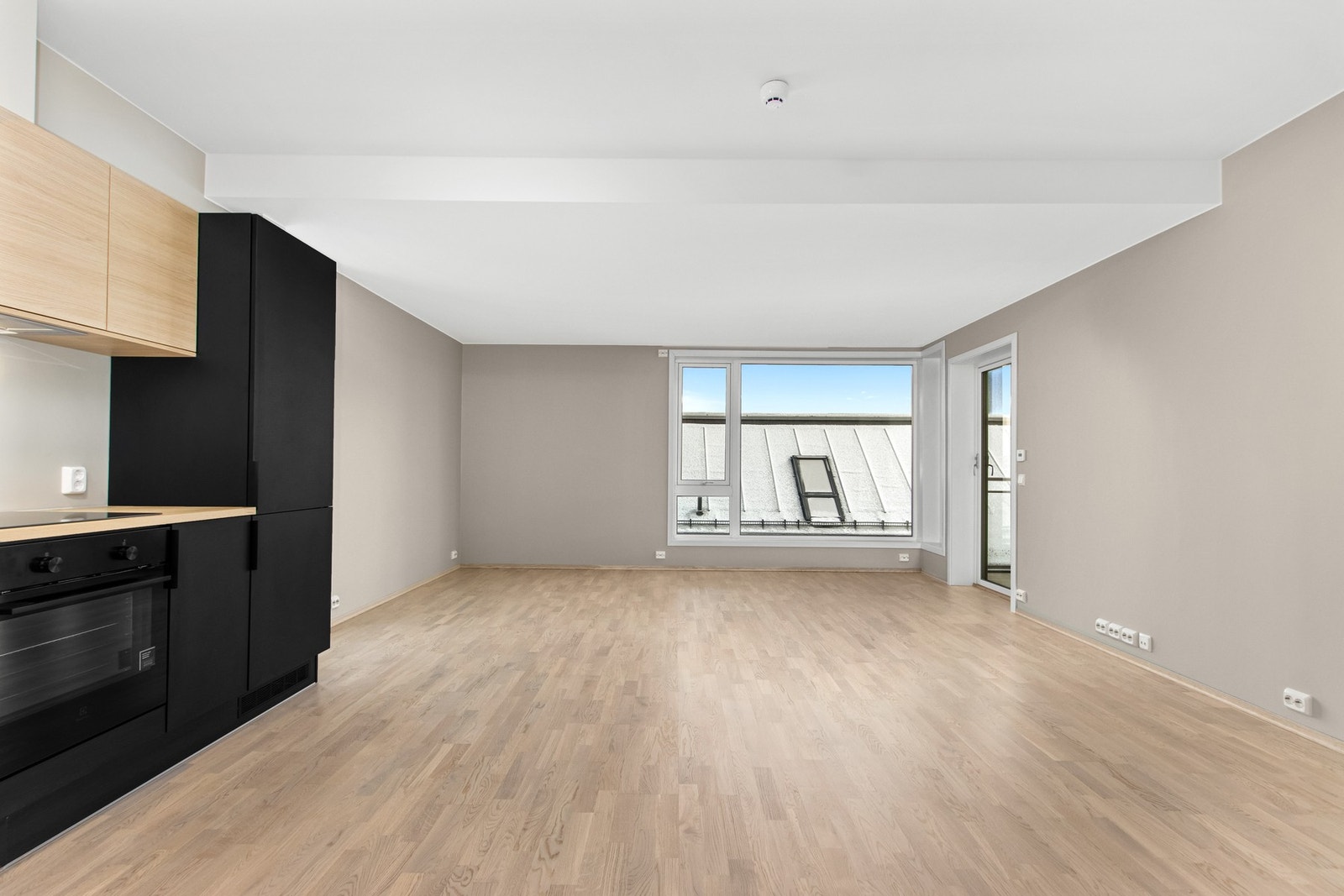 Her ser dere deler av et flott kjøkken. Galleribilde