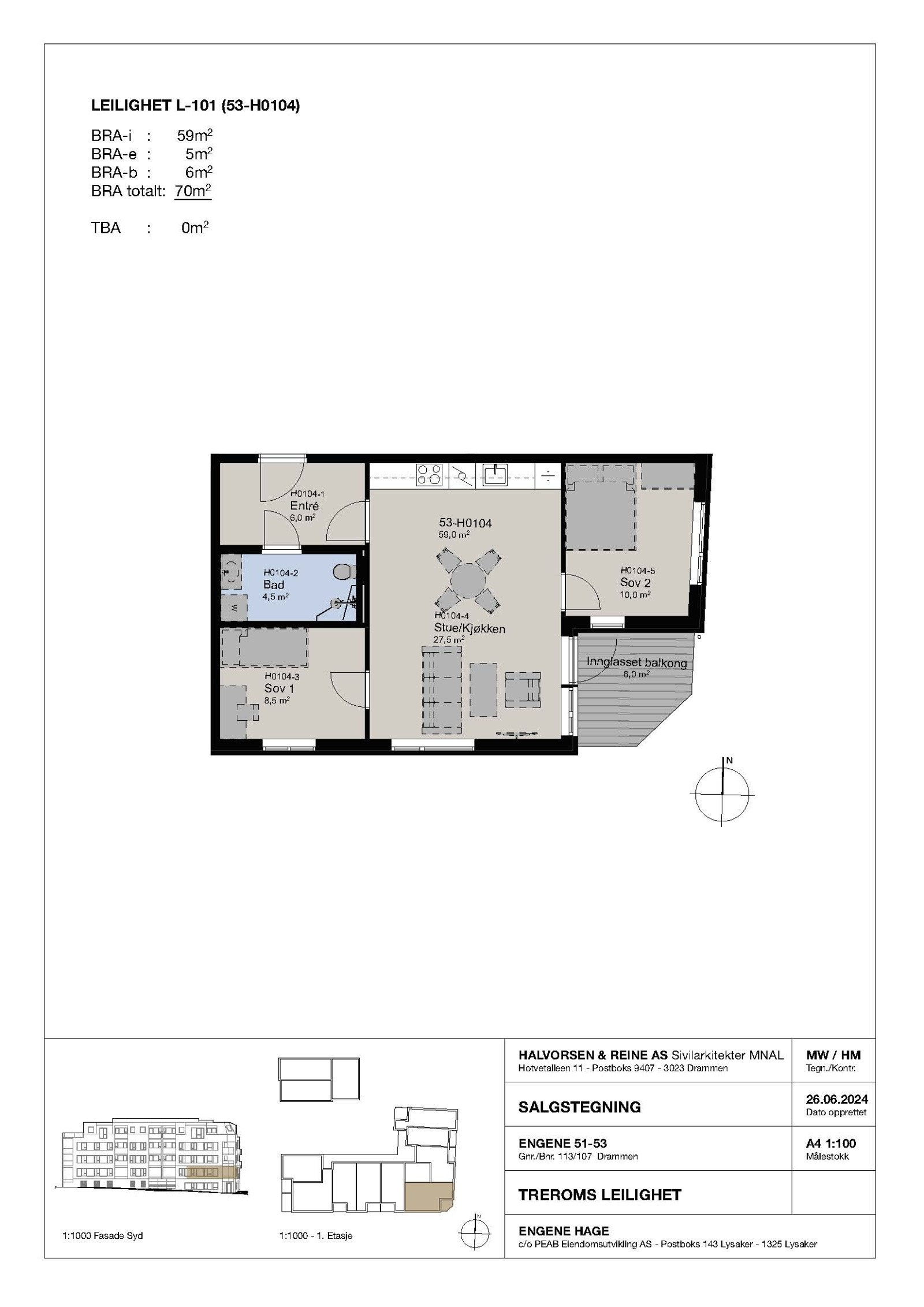 Plantegning. Galleribilde