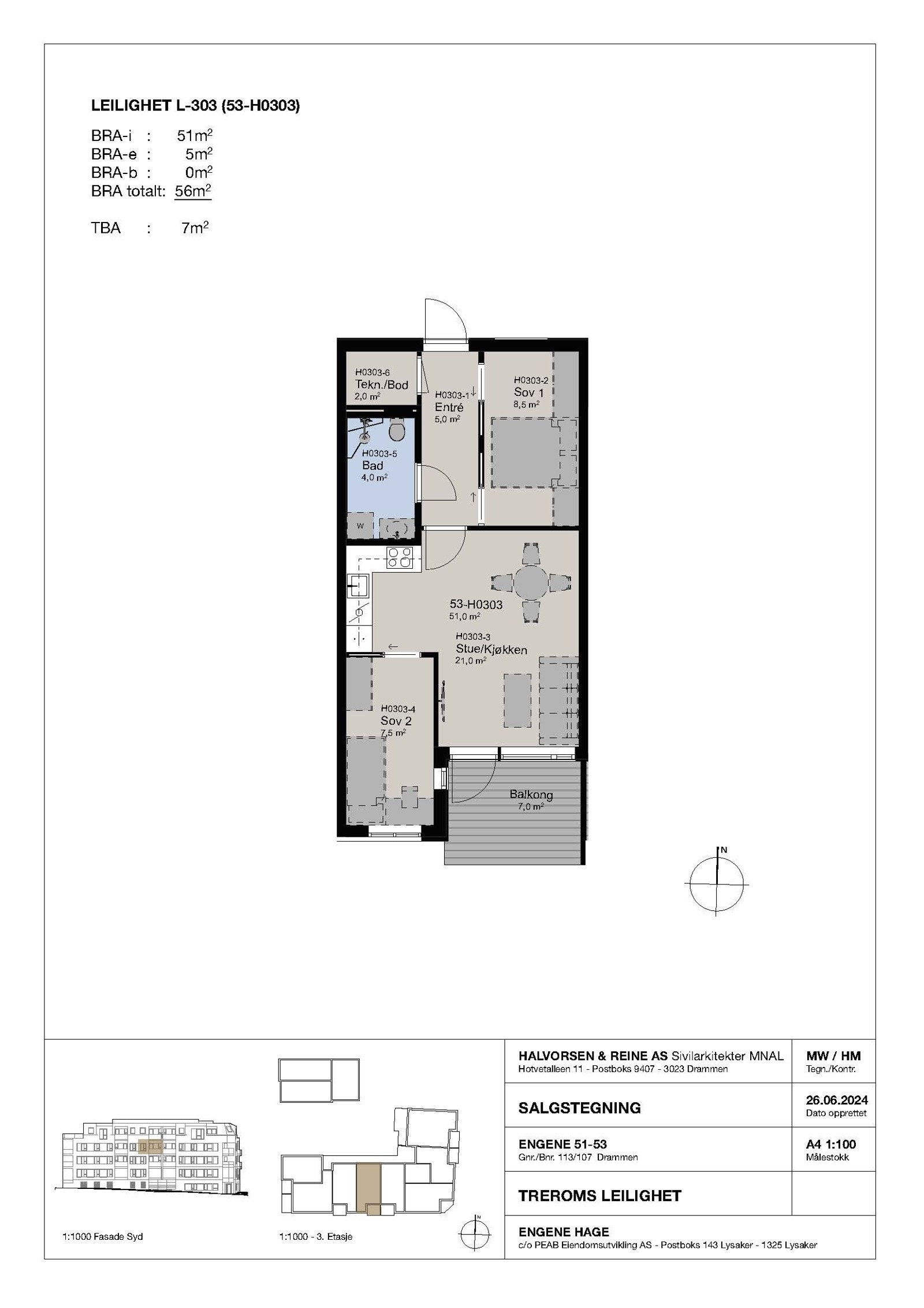 Plantegning. Galleribilde