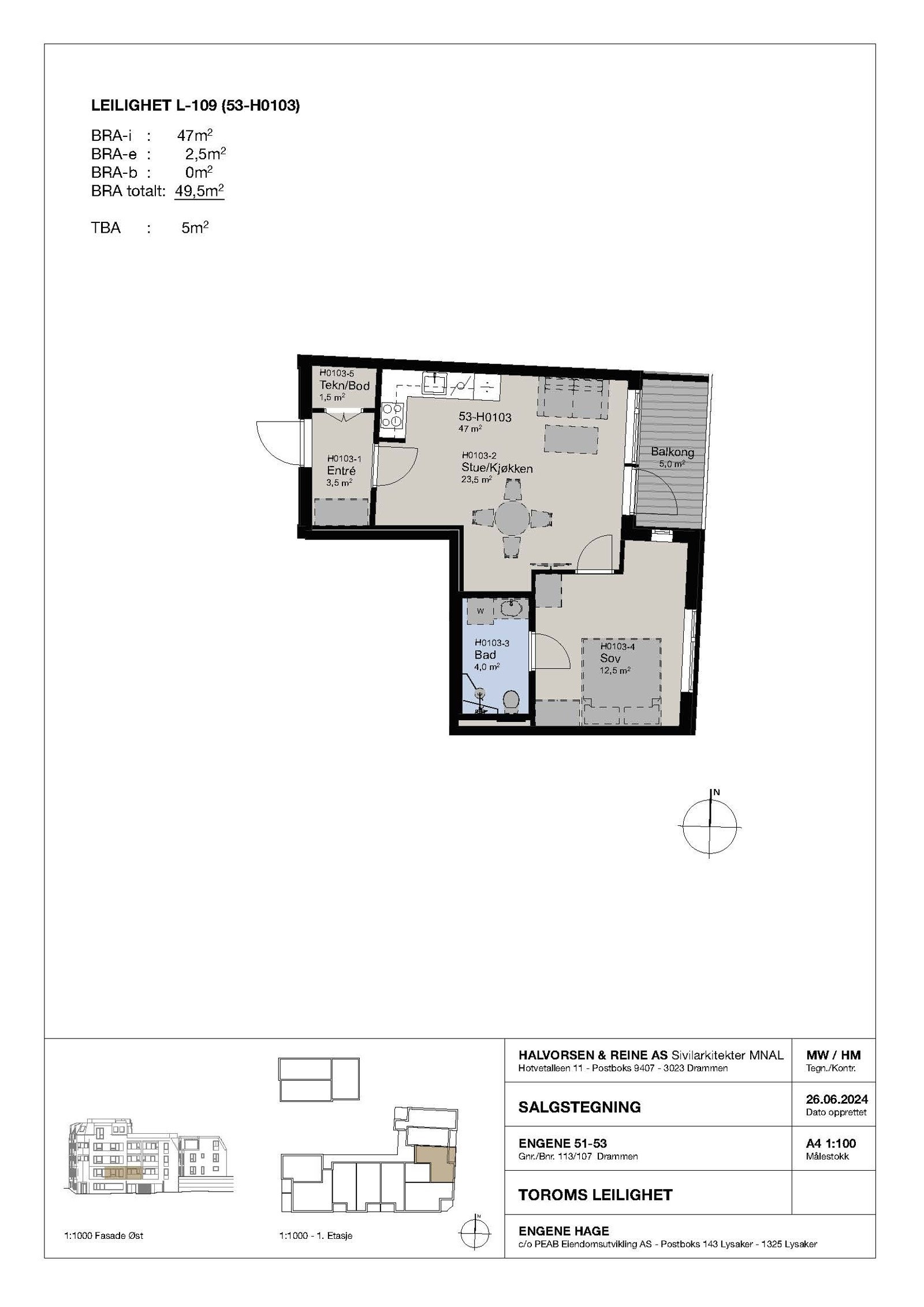 Plantegning. Galleribilde