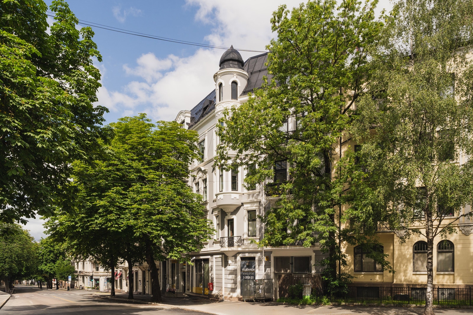 Eksteriør | Kastanjetrær | Thomas Heftyes plass Galleribilde