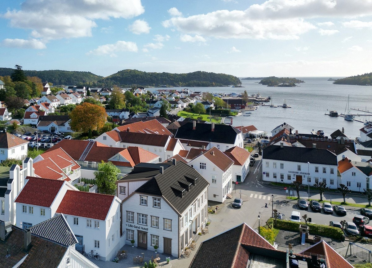 Området over Lillesand Galleribilde