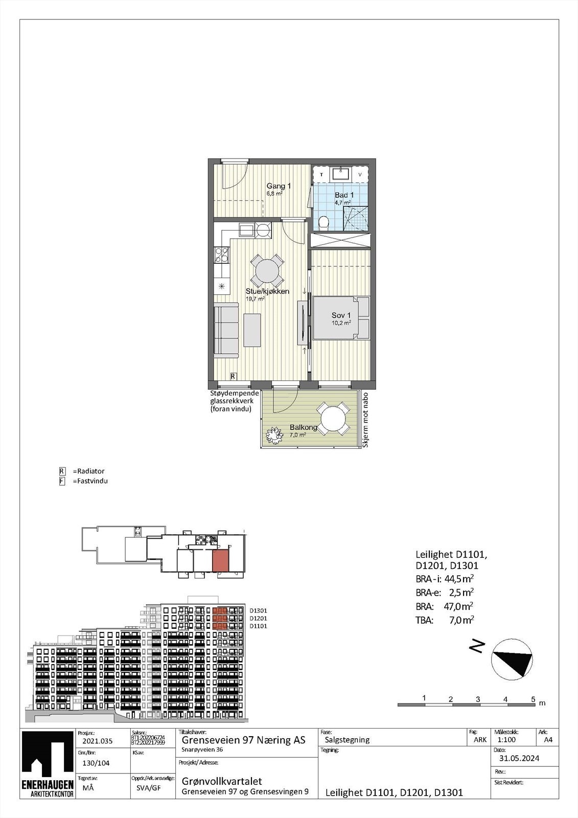 Plantegning Galleribilde