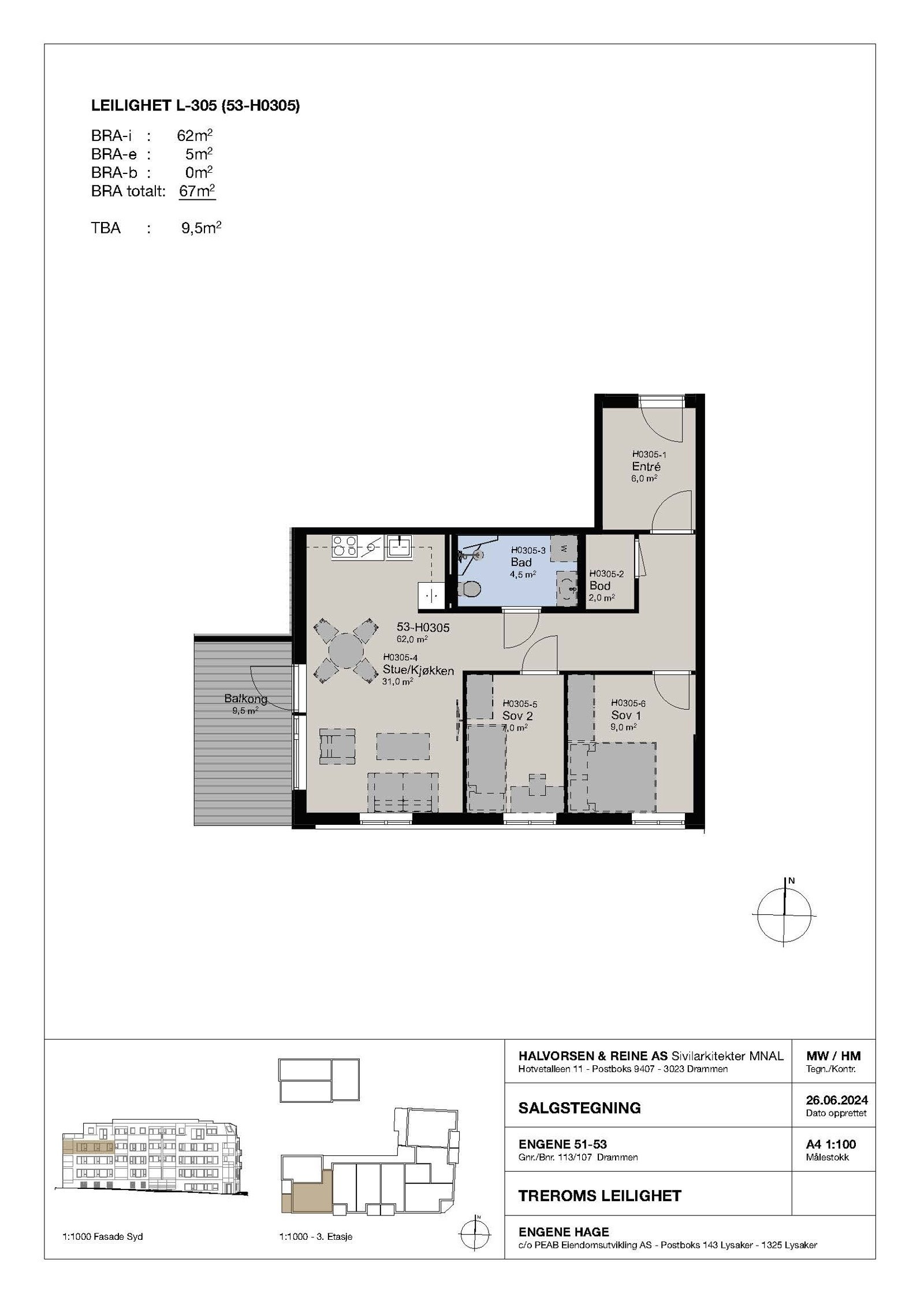 Plantegning. Galleribilde