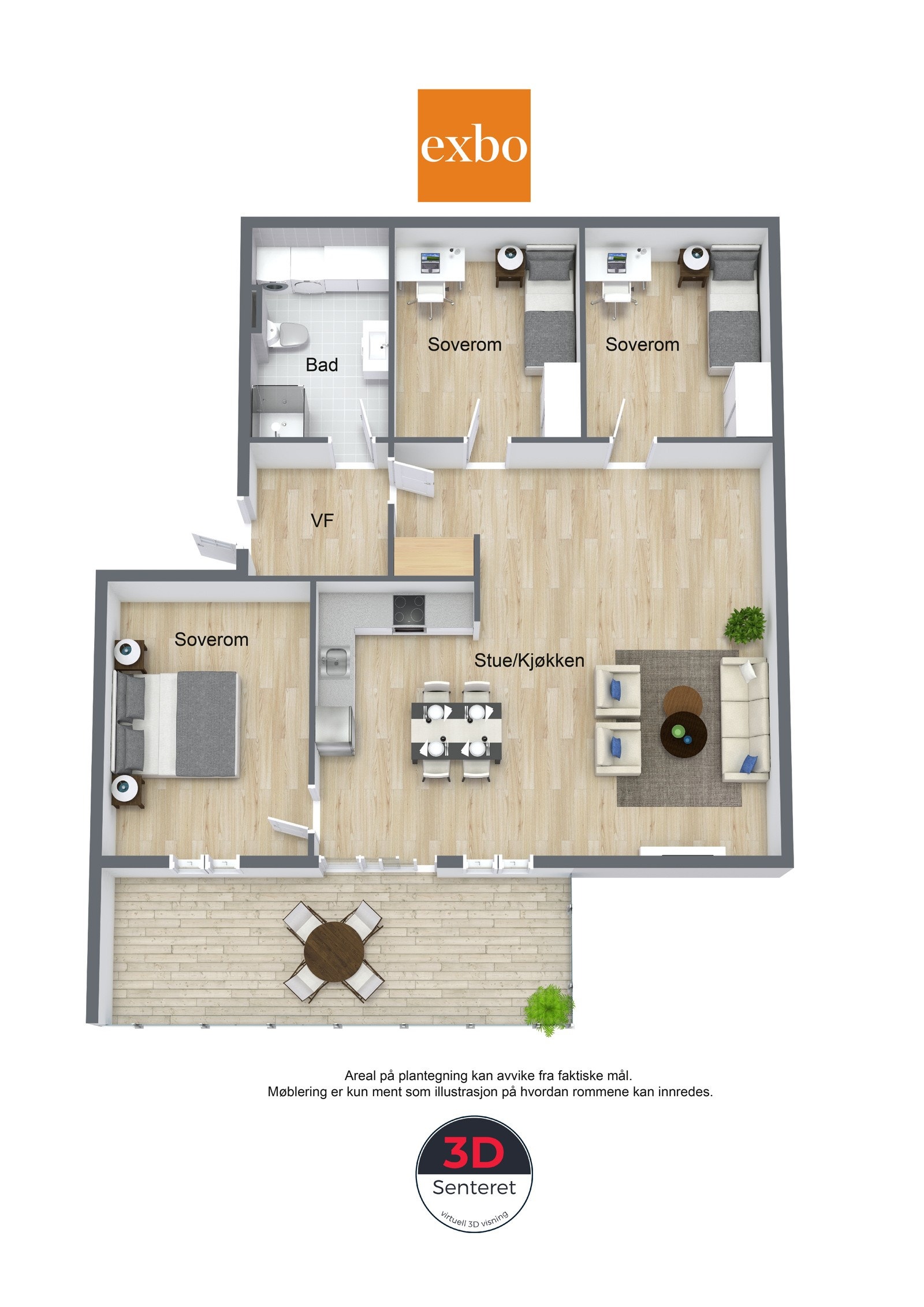 Leilighet 201 (2. etg. til høyre fra front)) Galleribilde