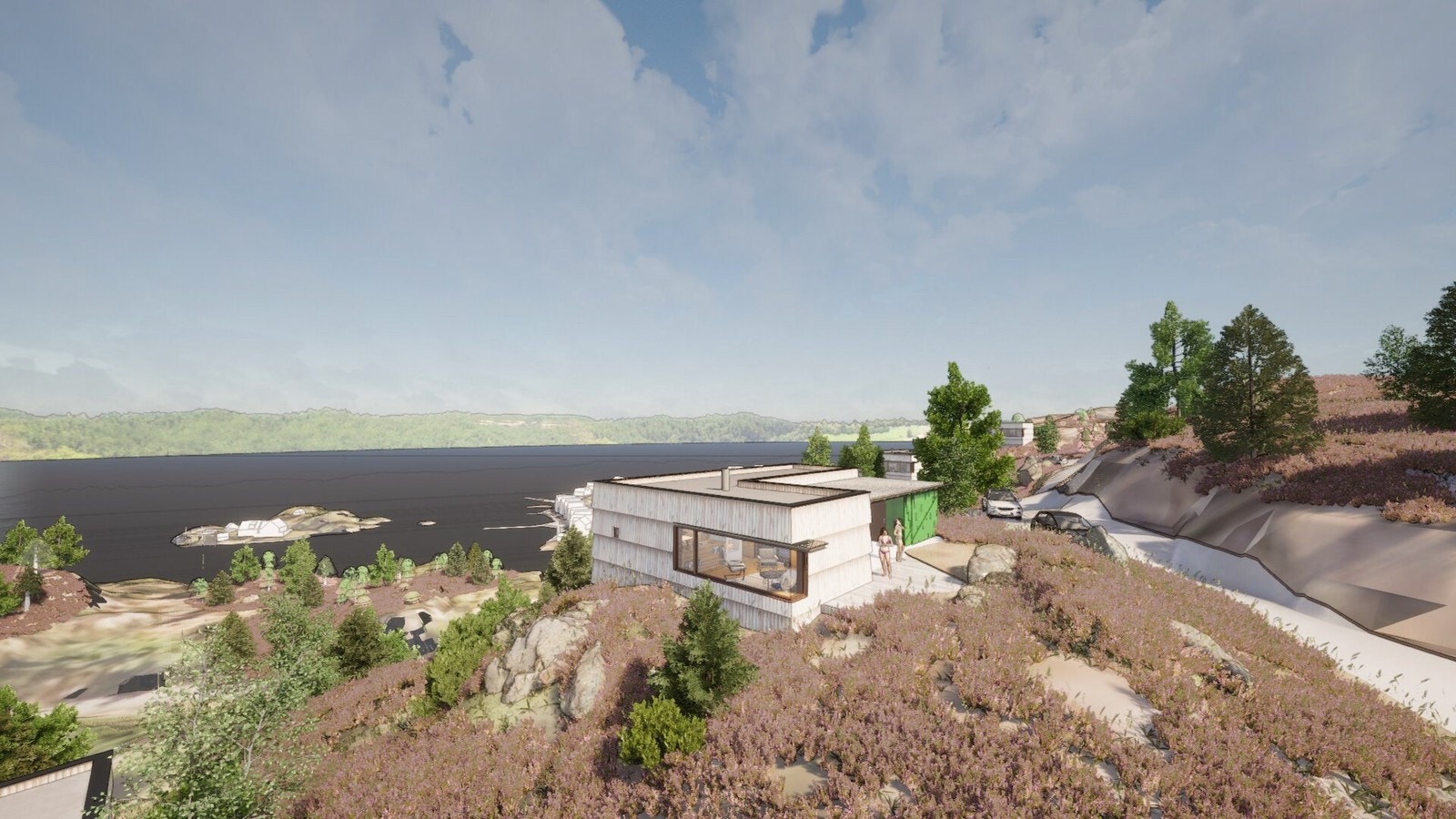 Utsikt austvendt. Illustrasjonfoto Galleribilde