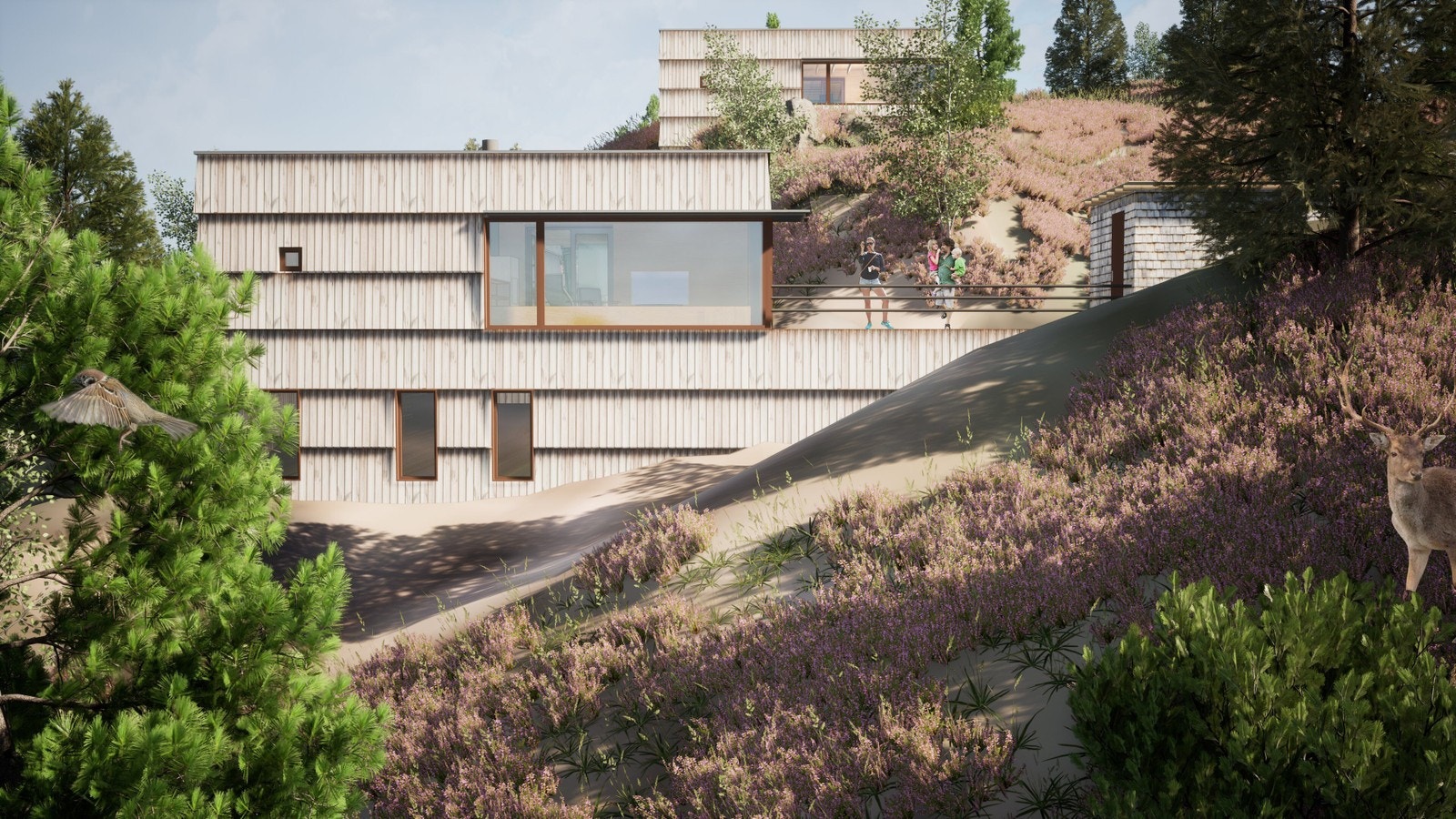 Variant Knaus over 2 etg.Illustrasjonfoto Galleribilde