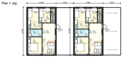 Plan 2. etasje. Galleribilde