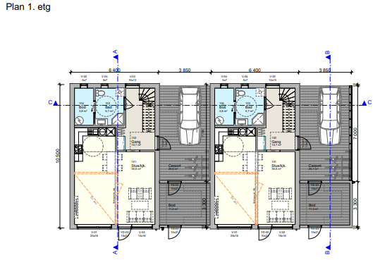 Plan 1. etasje Galleribilde
