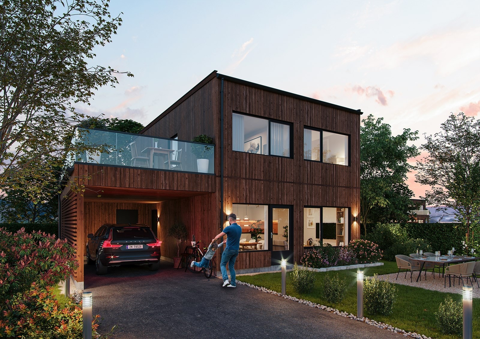 Ahus illustrasjon (speilvendt) Galleribilde