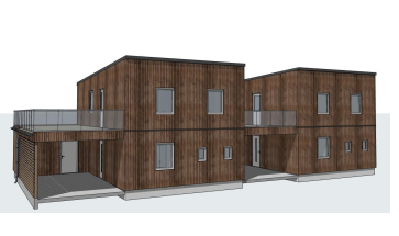 Fasade mot øst Galleribilde