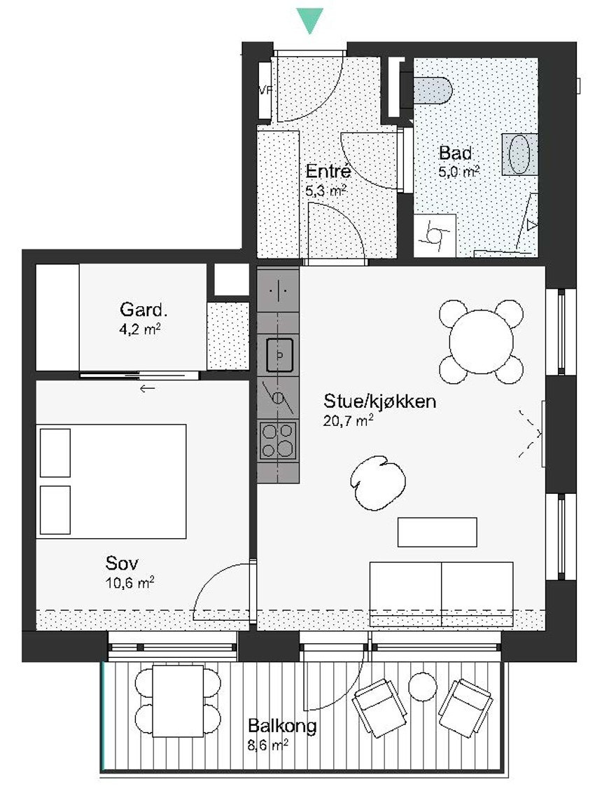 A71-4-801 Leilighet 4-801 Galleribilde