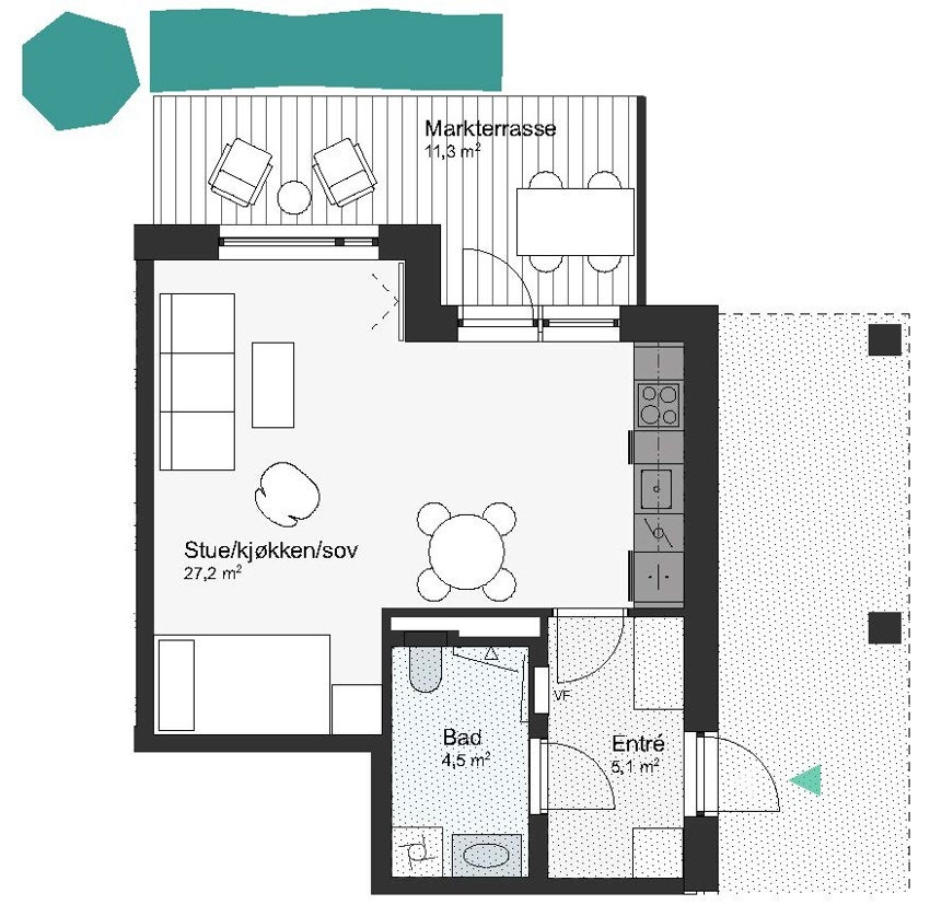 A71-4-305 Leilighet 4-305 Galleribilde