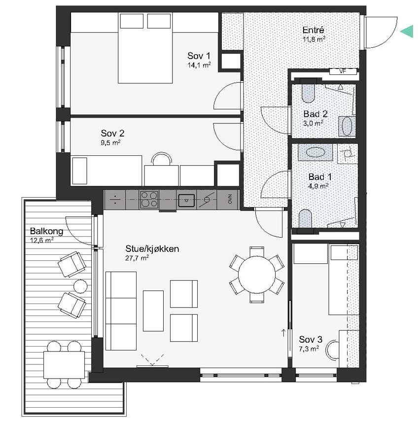 A71-4-603 Leilighet 4-603 Galleribilde